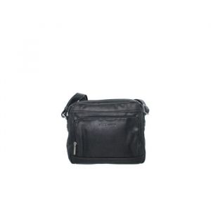 Sacoche bandouli&egrave;re - ARTHUR & ASTON - ast36173-d - Cuir de vachette - Noir - Homme