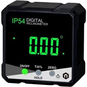 Inclinom&egrave;tre num&eacute;rique - Niveau magn&eacute;tique 360&deg; - Inclinom&egrave;tre num&eacute;rique &eacute;tanche - Outil de mesure laser - Niveau num&eacute;rique &agrave; &eacute;cran