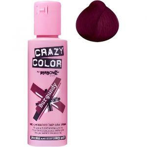 Coloration cheveux semi-permanente CRAZY COLOR BURGUNDY Pour un look FUN et des cheveux aux couleurs vives et originales ! Les