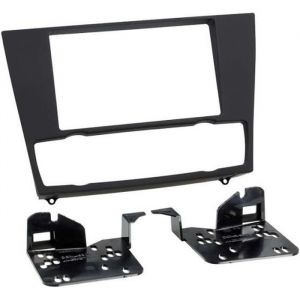 Adaptateur de façade 2-DIN pour BMW 3 series (E90) noir
