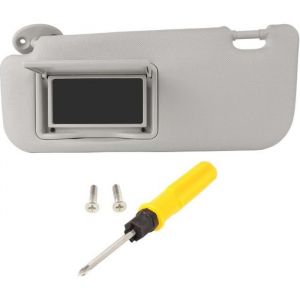 SALALIS pare-soleil c&ocirc;t&eacute; conducteur gauche Pare-soleil de voiture c&ocirc;t&eacute; conducteur gauche gris Durable haute duret&eacute; auto film