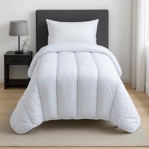 Couette ultra chaude Coton Anti acariens - 1 personne 140 x 200 - Sp&eacute;cial Hiver - MORTREUX