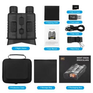 Jumelle Vision Nocturne - ALLONSCD - NV003 - 4K - Rechargeable - 10x Zoom