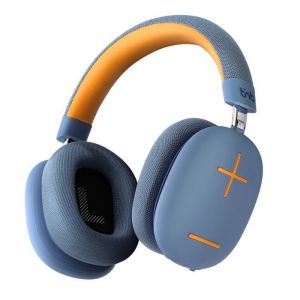 Casque Bluetooth - TnB - Bounce Max - Autonomie 50 heures - R&eacute;duction de bruit passive - Micro int&eacute;gr&eacute; - Bleu