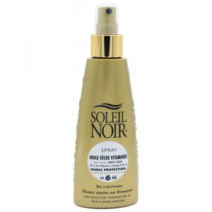Huile Sèche - Soleil Noir - SPF6 - 150ml - Non gras - Protection UV