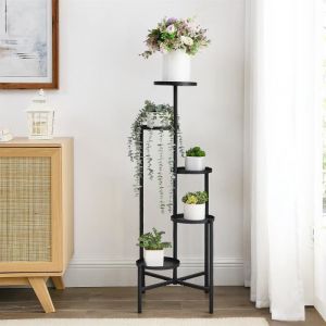 Porte-pot de Fleur en Spirale étagère à Cinq Couches Support pour Plantes d'intérieur Vasque Panier Suspendu