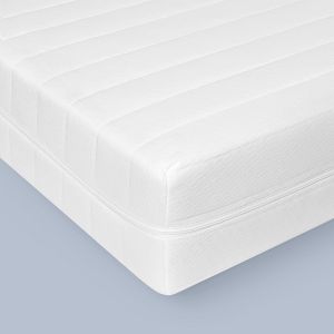 Matelas 80x200 cm en mousse froide - 15 cm &eacute;paisseur - Housse amovible lavable - Matelas respirant et ergonomique - 7 zones