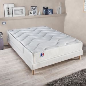 CONFORT DESIGN Gari Matelas 160 x 200 - Ep. 23 cm - Polylatex dont latex naturel - Hypoallergénique - Réversible -Fabriqué en France