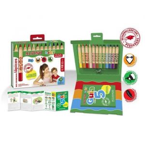 Crayons - Alpino - 12 crayons - Multicolore - Pour enfants &agrave; partir de 18 mois - Mixte