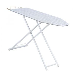 Mini table à repasser planche - Table à repasser Solid  - avec housse résistante à la chaleur - blanc - 42 pouces - 107*78*30cm