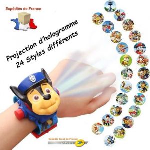 Montre enfant - Pat patrouille - CHASE - Heure num&eacute;rique - Projection hologramme