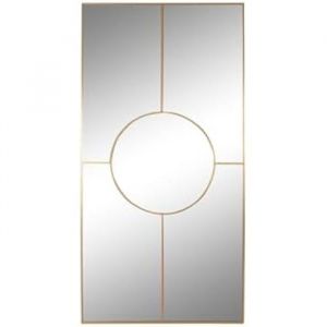 Miroir mural - HOME ESPRIT - Rectangulaire - 90 x 180 cm - Multicolore - Contemporain