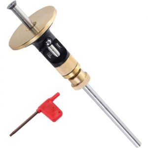 Trusquin de tra&ccedil;age avec roue pour bois tendres et durs tournevis inclus B verrou de s&eacute;curit&eacute; fonction de micro r&eacute;glage