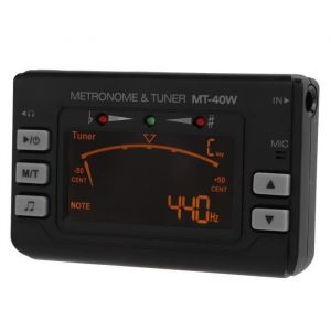 Vvikizy accordeur LCD Accordeur de métronome Instrument LCD électrique 3 modes de electronique accordeur Musique à vent MT-40W