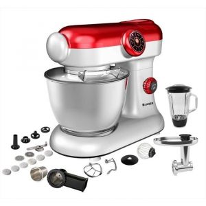 Robot Pétrin Pâtisser Multifonctions Kitchen MIX KM284MEX Professional avec Machine à pâtes et Kit Tranchoir-Râpe Puissance 1000W