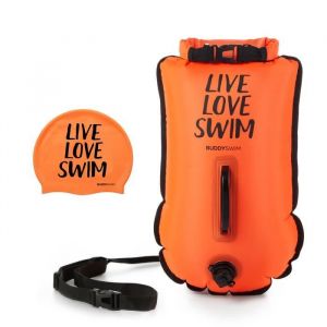 Bouée de sécurité - BuddySwim - LLS - Orange - Natation - Adulte