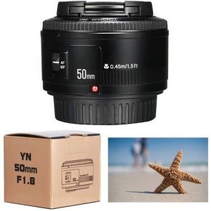 Objectif 50mm F/1.8 - Yongnuo - AF/MF - Canon EF - Grande ouverture