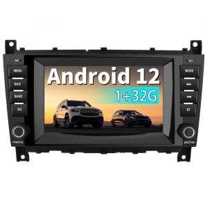 Autoradio Android 12 - AWESAFE - Mercedes-Benz W203/CLC/CLK W209 - 7 Pouces - GPS - Bluetooth
