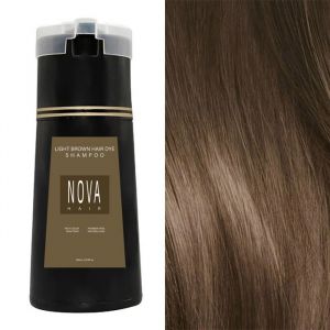 Shampoing 3 en 1 pour teinture capillaire 200ml pour coloration instantanée pour hommes et femmes cheveux blancs