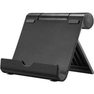 Support à inclinaison réglable - MARQUE - Noir - Aluminium - Maintien sûr - Hauteur réglable