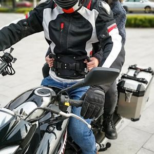 Ceinture de sécurité moto - Oxford - Poignée de passager - Noir - Scooter