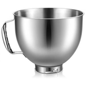Bol en Acier Inoxydable pour MéLangeur sur Socle à TêTe Inclinable KitchenAid de 45 à 5Pintes pour Bol MéLangeur BLENDER