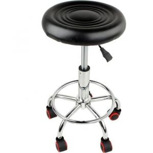 Tabouret de Salon spa Beaut&eacute; r&eacute;glable Tabouret de coiffeur / bar Fauteuil &agrave; roulettes chaise tabouret pivotant ajustable - BIG