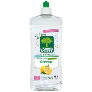 Liquide vaisselle citron main Hypoallergénique Ecolabel Arbre vert bien être 750 mL