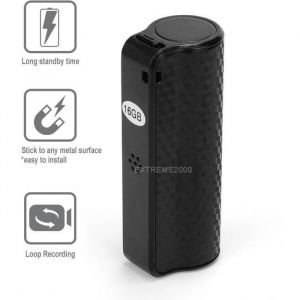 Micro Espion enregistreur 365 Jours Autonomie 16GB enregistreur numerique portable Miniature