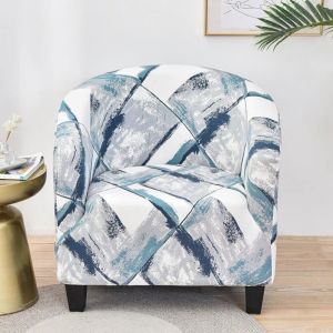 Impression Housse de Chaise Chesterfield Cabriolet 1 Pièces Housse de Chaise de Baignoire Housse de Fauteuil Protecteur