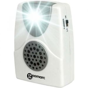 Cl11 - Amplificateur De Sonnerie De Téléphone Avec Avertisseur Lumineux - Dispositif Pour Téléphone Fixe - Installation Murale Poss