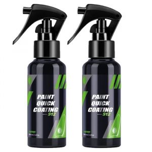 2PC 100ML 3 in 1 High Protection  Car Coating Spray Ultimate Ceramic Coating Spray S12  Coat Car Wax Polish SprayCOTON LUSTRAGE