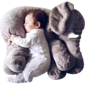 60cm bébé en peluche éléphant doux apaisé éléphant Playmate poupée calme bébé jouet éléphant oreiller jouets en peluche