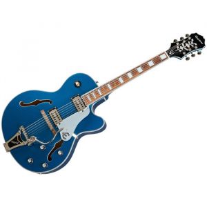 Epiphone Emperor Swingster Delta Blue Metallic Guitare Demi-caisse