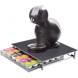 Porte Café Capsules Tiroir de Rangement Capsules Accessoire pour Dolce Gusto Distributeur pour 36 Capsules A95