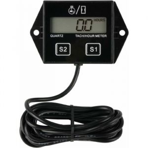 Tachymetre Moto Tachymetre NumeriqueInductif Compteur Horaire pour 2 temps et 4 temps Petit moteur