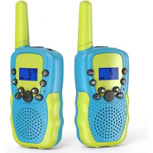 Talkie-walkie pour enfants jouets pour gar&ccedil;ons et filles de 3 &agrave; 10 ans talkie-walkie pour enfants port&eacute;e de 5 km 22 canaux
