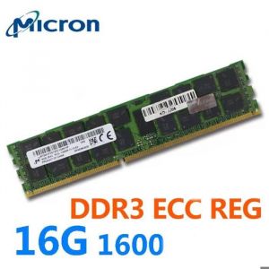 M&eacute;moire RAM PC Micron  16GB DDR3 REG RECC 2R&times;4 1600MHz