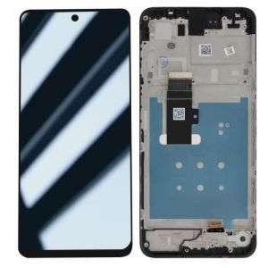 Bloc Complet pour Motorola G13 &Eacute;cran LCD + Vitre Tactile et Ch&acirc;ssis Noir