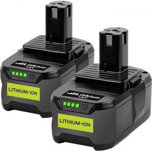 2pcs 55Ah Li-ION Batterie de Remplacement pour Ryobi 18V One + RB18L50 RB18L40 RB18L25 BPL-1815 BPL-1820G BPL18151 BPL1820 P104