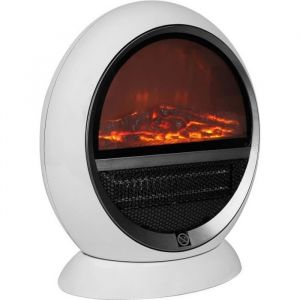 Radiateur électrique  effet feu de cheminée • 1500 W / 30m² • protection contre la surchauffe  Mini-cheminée chauffage dappoint
