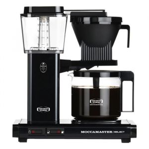 Cafetière filtre Moccamaster KBG Gamme Spéciale - Noir - Café moulu