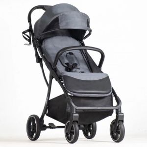 Poussette canne Okto gris : De la naissance à 4 ans Ultra compacte