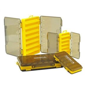 Lures Box 185x275x48 mm Bo&icirc;te de P&ecirc;che Rangement Accessoire Leurre Hame&ccedil;on Compartiment Plastique