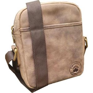 Fr&eacute;d&eacute;ric Johns Sacoche Homme -Sacoche Bandouliere Homme - Sac pour Homme - Porte-Documents - Sacoche (Brun)