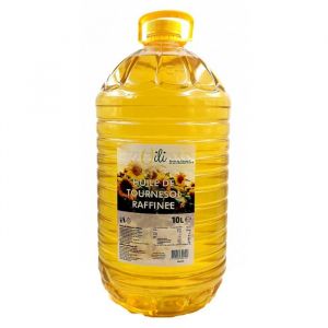 Huile végétale de tournesol 10L pour friture - Marque UILI