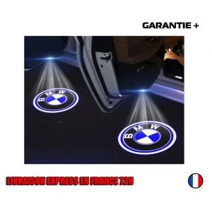 2Pcs LED pour BMW porte porti&egrave;re voiture Projecteur LED Logo Lampe Ampoule