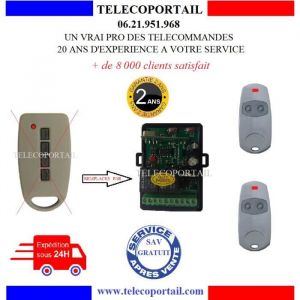 TELECOMMANDE PUSH PULL B WAYNE DALTON E2F TX43-2 E4F KIT RADIO 100 % COMPATIBLE