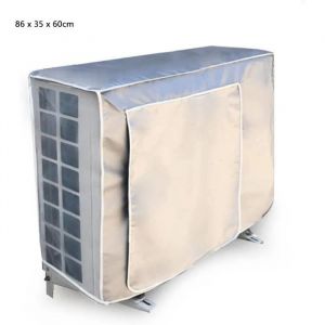 Housse Climatiseur Extérieur Couverture Etanche Climatiseur Housse Anti-poussière Couverture extérieure de climatiseur 86x35 x