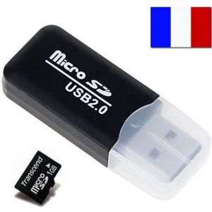 Lecteur de carte Micro SD SIMPLISIM - USB 2.0 - Capacité 32Go - Ultra compact